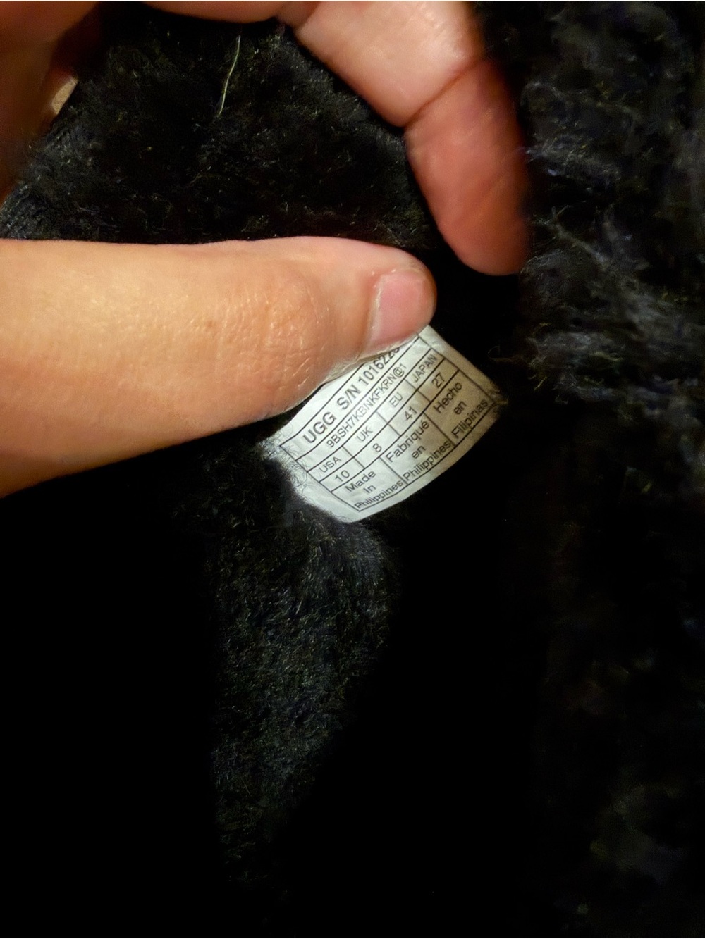 UGG Classic Short Black Suede Winter Boots - Picture 5 of 5